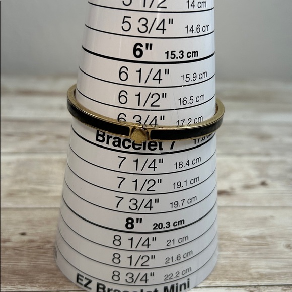 Kate Spade Gold and Black Bangle Bracelet - Picture 6 of 6